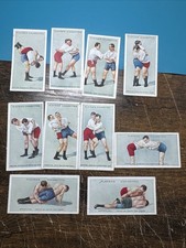 1911 John Player Wrestling & Ju-jitsu Part Set 10/25 Cards Boxing picture