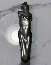 VTG Carrol Boyes Coil Woman Pewter Pate/ Paper Knife Sheffield Stainless Steel picture