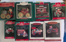 Hallmark “Here Comes Santa” Series, Lot of 8 Ornaments – 1985, 1988-1994 (B150) picture