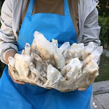 6660G Natural White Crystal Cluster Mineral Sample HH1984 picture