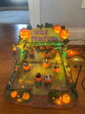 Lemax Spooky Town Wild Pumpkin Ride Retired -As Is, Parts, Or Repair 2009  picture