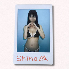 Mayu Shino Cheki Instax Polaroid Photo Autographed Signed picture
