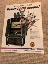 11-8 1/4” Nsm Concert 240 jukebox FLYER picture