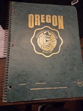 #99 VINTAGE 1960'S/1970'S UNIVERSITY OF OREGON DUCKS UNUSED notebook RETRO  picture