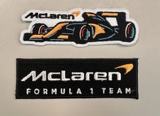 Ultimate Patch 2 Pack  FORMULA ONE F1 RACING Iron-on PATCHES Mc Laren picture