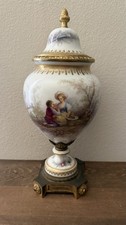 19th Century French Sevres Hand Painted Porcelain Urn picture