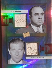 Pieces Of The Past Al Capone Bugsy Siegal Dule Handwritten Relic picture