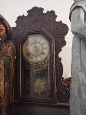 Antique E. Ingraham Clock Co GINGERBREAD MANTLE Pendulum Key CLOCK picture