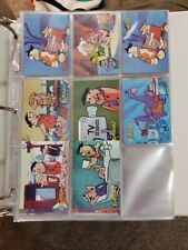 1993 Flintstones 100 Card Set + 10 Coloring Cards + 2 Promos In Plastic Sleeves  picture
