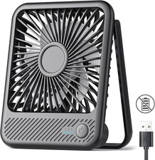 Personal Mini Fan by Koonie - 3-Speed Corded USB-C for Office/Desk/Bedroom picture