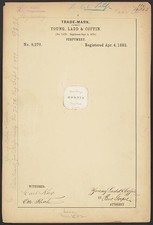 Photo:Young Ladd Coffin Edenia Perfumery Trade-Mark 1880s picture