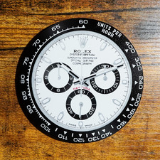 Rolex Daytona Panda White Watch Dial Coaster Drink Holder Man Cave Bar Desk Gift picture