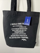 Six of Crows 10 Year Anniversary Tote Bag Leigh Bardugo Quote Kaz Inej Black picture