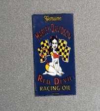 VINTAGE HARLEY DAVIDSON PORCELAIN SIGN CAR GAS MOTORCYCLE OIL TRUCK picture