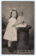 c1940 One Our Little Blind Girls St. Joseph Home Jersey City New Jersey Postcard picture