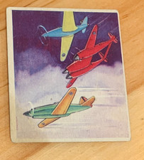 Rare 1938 Goudey Action Gum #23 Tops In Fighting Speed Good Stain picture