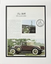 1931 La Salle Coupé Cadillac General Motors Vintage Ad Magazine 11x14 Frame picture