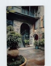 Postcard Brulatour Courtyard Patio New Orleans Louisiana USA picture