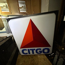 CITGO Gas & Oil Advertising Sign light up original works picture