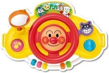Anpanman Melody Steering Wheel Toy Baby Car Seat Travel Toy Agatsuma picture
