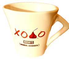 HERSHEY'S HUGS & KISSES MUG CUP OVAL COFFEE HOT CHOCOLATE XOXO picture