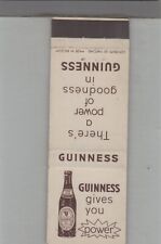 Matchbook Cover Guinness Gives You Power picture
