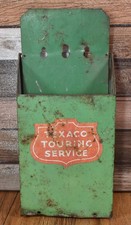 Vintage Texaco Touring Service Advertising Map Brochure Display Rack Holder picture