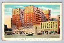 St Paul MN-Minnesota, Hotel Lowry, Advertising, Antique Vintage Postcard picture