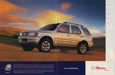 1997 1998 Isuzu Rodeo V6 So Much Continent So Little Time Photo VINTAGE PRINT AD picture