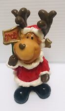 K's Collection Figurine Moose Christmas Joy Deer Santa Winter picture