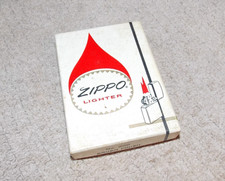Vintage 1969 Zippo Empty Box Only Brush Finish No.200 Cardboard picture