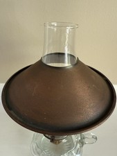 Vintage Copper Toned Reflector Shades For Glass Hurricane Chimney Shade picture