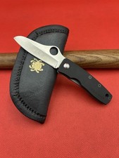 🔪vintage Spyderco Robert Terzuola C19 Jr Pocketknife, ATS-34 W-case picture