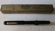 Vintage Conklin Crescent Filler Fountain Pen Toledo Ohio Gold Nib 1918 Patent picture