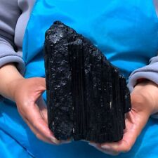 5.94LB Natural Black Tourmaline Crystal Stone Gem Original Mineral Specimen 941 picture
