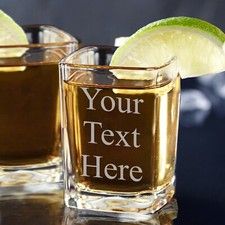 Custom Personalized 2 oz Square Shot Glass picture
