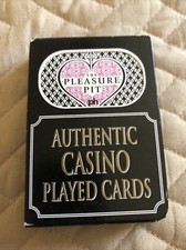 Pleasure Pit Las Vegas NV Authentic Casino Playing Cards (1) Deck Used Gambling picture