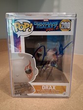 Guardians Of The Galaxy Vol 2 Drax Funko Pop Dave Bautista Autographed Beckett picture